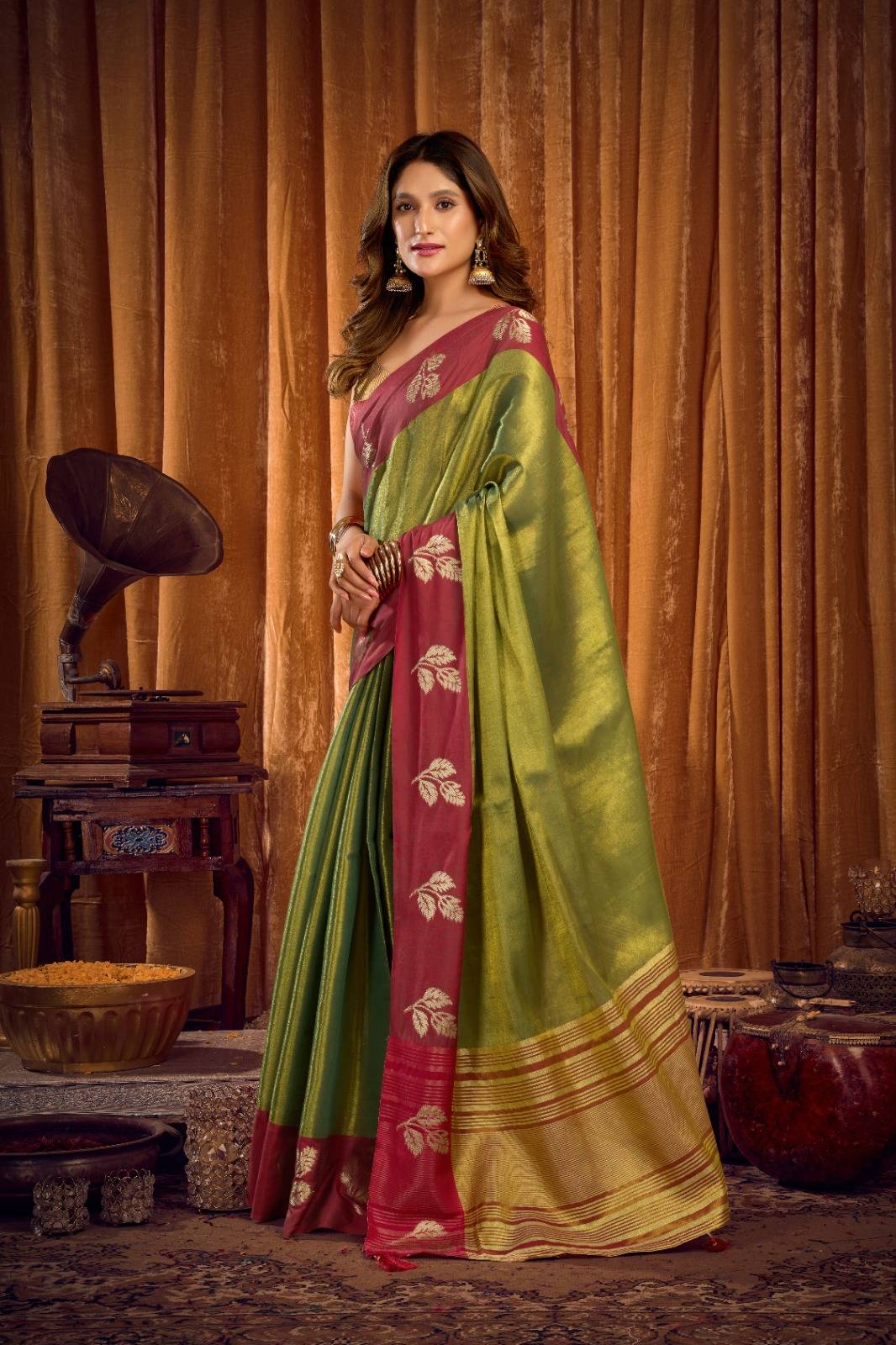 Sumathi By Gobuni 2301 to 2306 series Indian Traditional Wear Collection Beautiful Stylish Fancy Colorful Party Wear & Occasional Wear Soft Tissue  Sarees At Wholesale Price